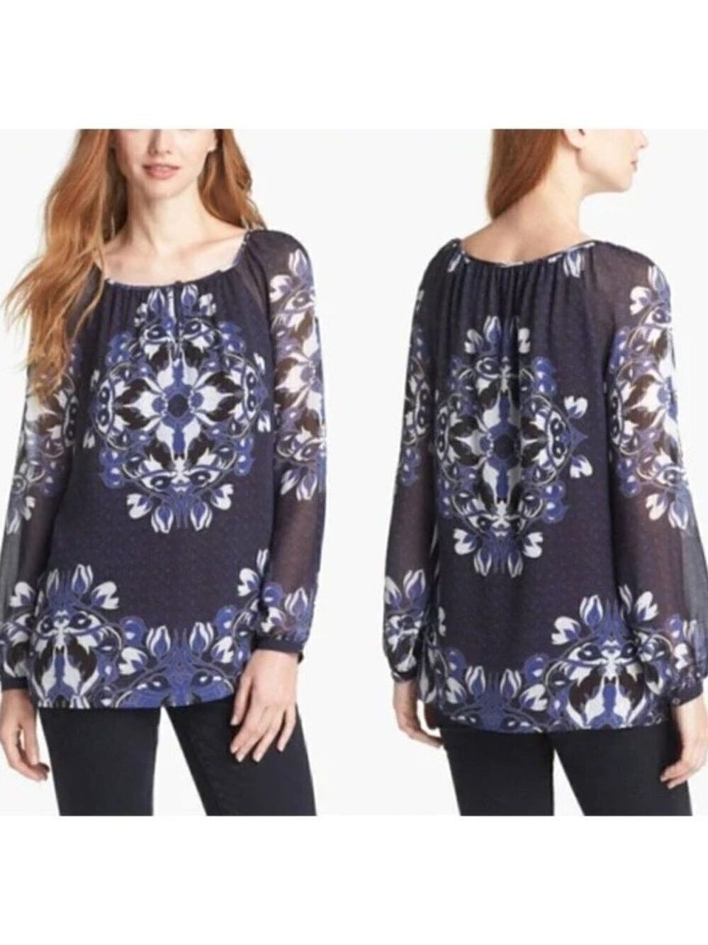 TORY Burch | Lisa Silk Printed Top